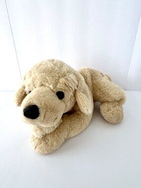 FAO Schwarz Plush Stuffed  Labrador or Golden Retriever, 2021, 24" Nose to Tail
